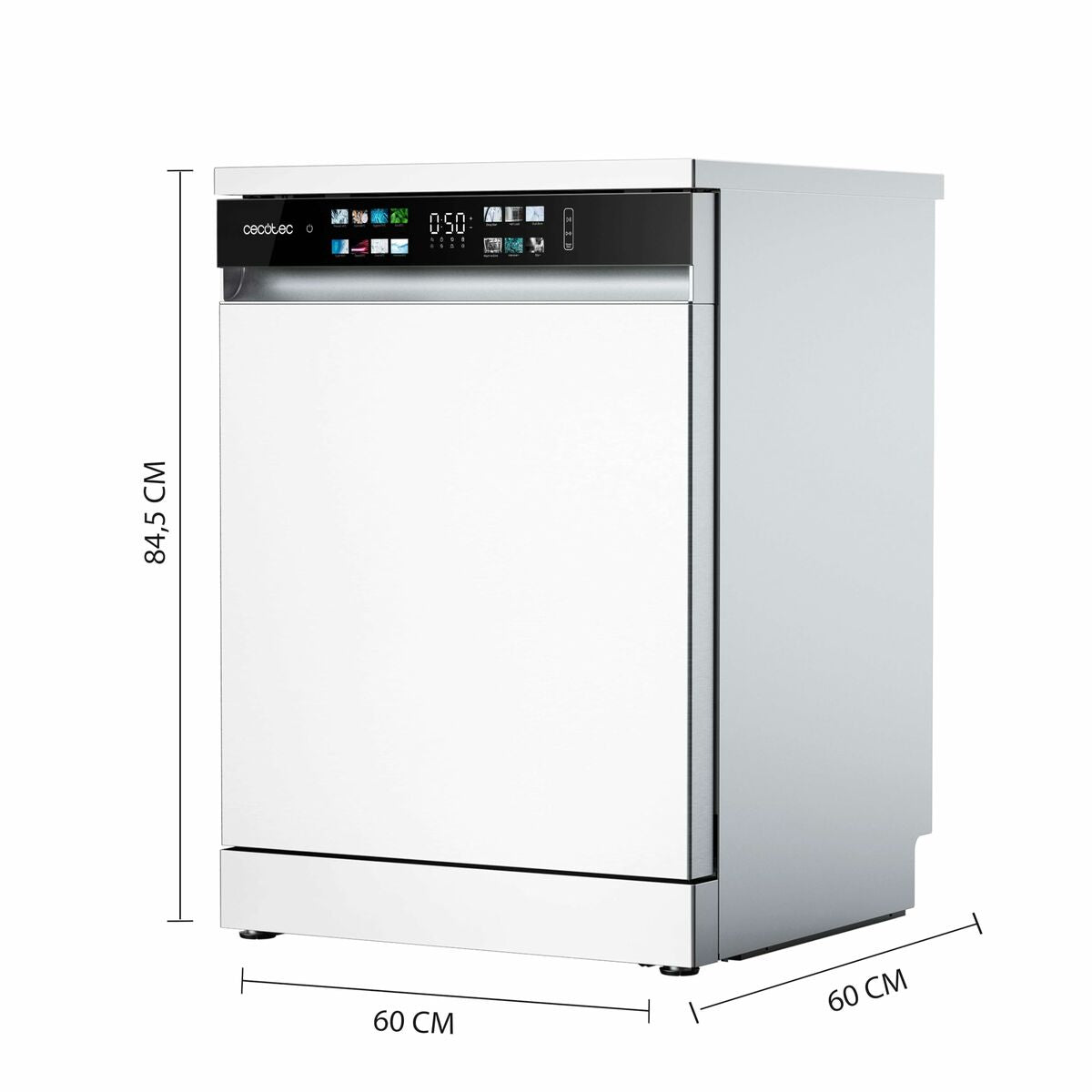 Diskmaskin Cecotec Bolero Aguazero 6210 D 60 cm Vit finns hos Nordekko