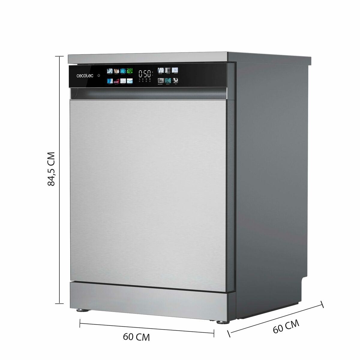 Diskmaskin Cecotec Bolero Aguazero 6210 Inox D 60 cm Stål finns hos Nordekko