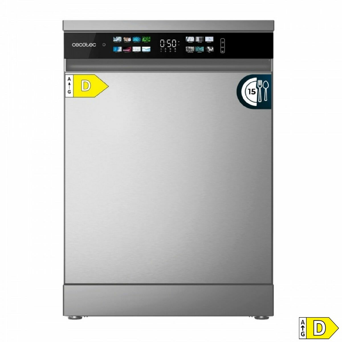 Diskmaskin Cecotec Bolero Aguazero 6210 Inox D 60 cm Stål finns hos Nordekko