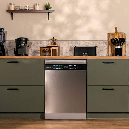 Diskmaskin Cecotec Bolero Aguazero 6700 Inox B 60 cm finns hos Nordekko