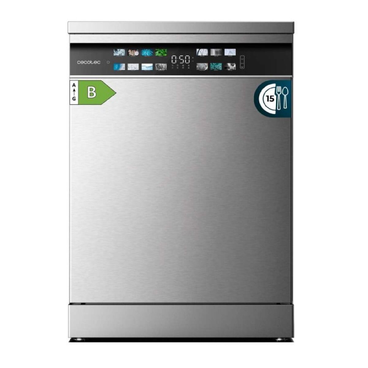 Diskmaskin Cecotec Bolero Aguazero 6700 Inox B 60 cm finns hos Nordekko