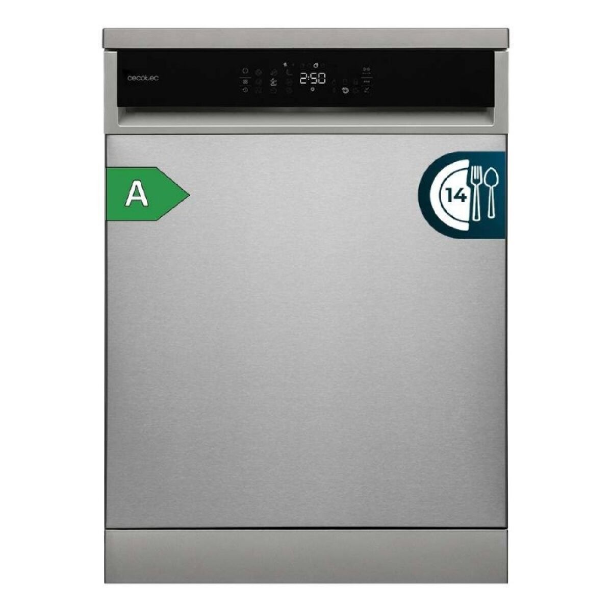 Diskmaskin Cecotec Aguazero 6800 Inox A 59,8 cm Stål finns hos Nordekko