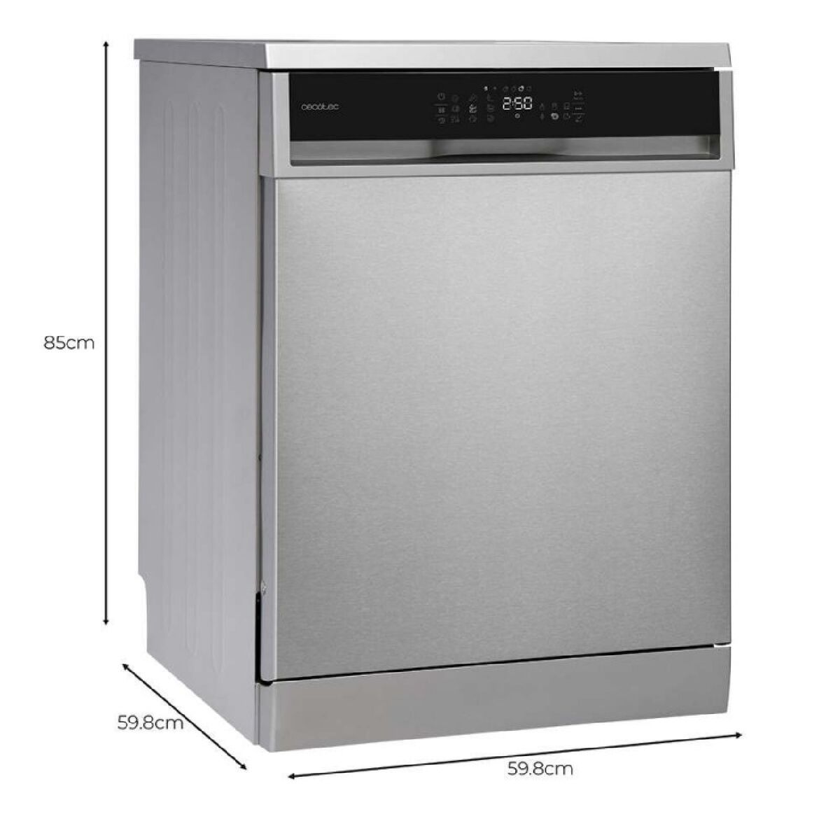 Diskmaskin Cecotec Aguazero 6800 Inox A 59,8 cm Stål finns hos Nordekko