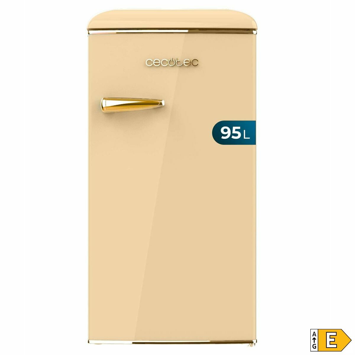 Kylskåp Cecotec Bolero CoolMarket TT Origin 95 95 L Beige Fristående finns hos Nordekko
