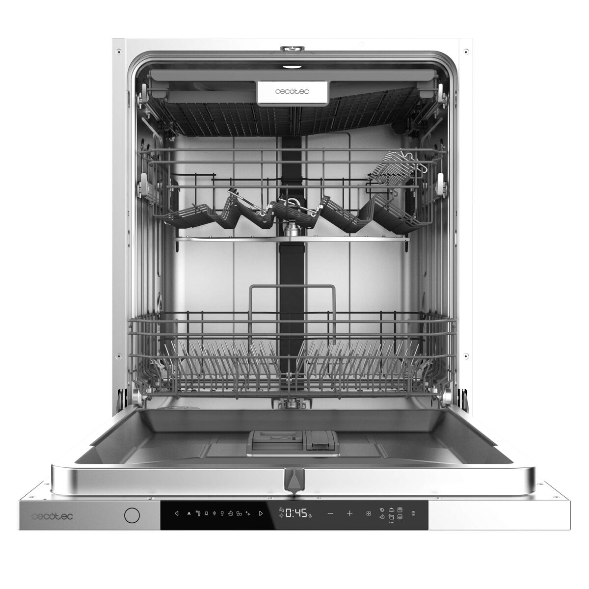 Cecotec Integrerbar Diskmaskin Aguazero 8001 Full BI B 14 Kuvert Vit 60 cm finns hos Nordekko