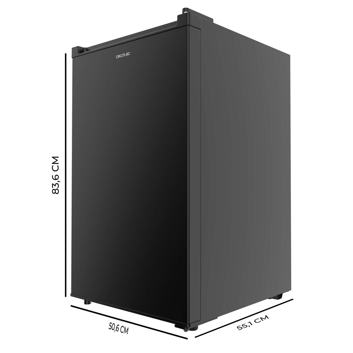 Frys Vertikal Cecotec Bolero CoolMarket TF 87 87L svart Fristående E finns hos Nordekko