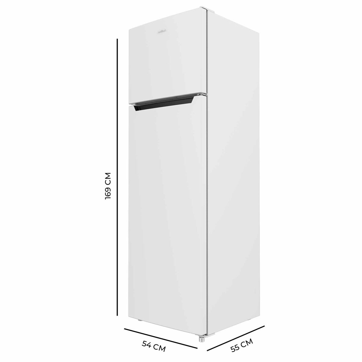 Kombinerat kylskåp Cecotec Bolero CoolMarket 2D 261 Vit finns hos Nordekko