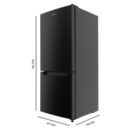 Cecotec kombinerad kyl svart 117 L E Bolero CoolMarket Combi 117 DF finns hos Nordekko