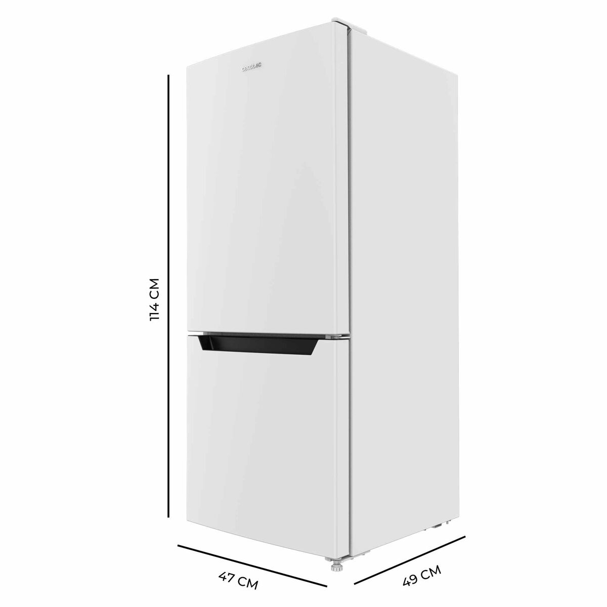 Kombinerat kylskåp Cecotec Bolero CoolMarket Combi 117 DF 117 L Vit finns hos Nordekko
