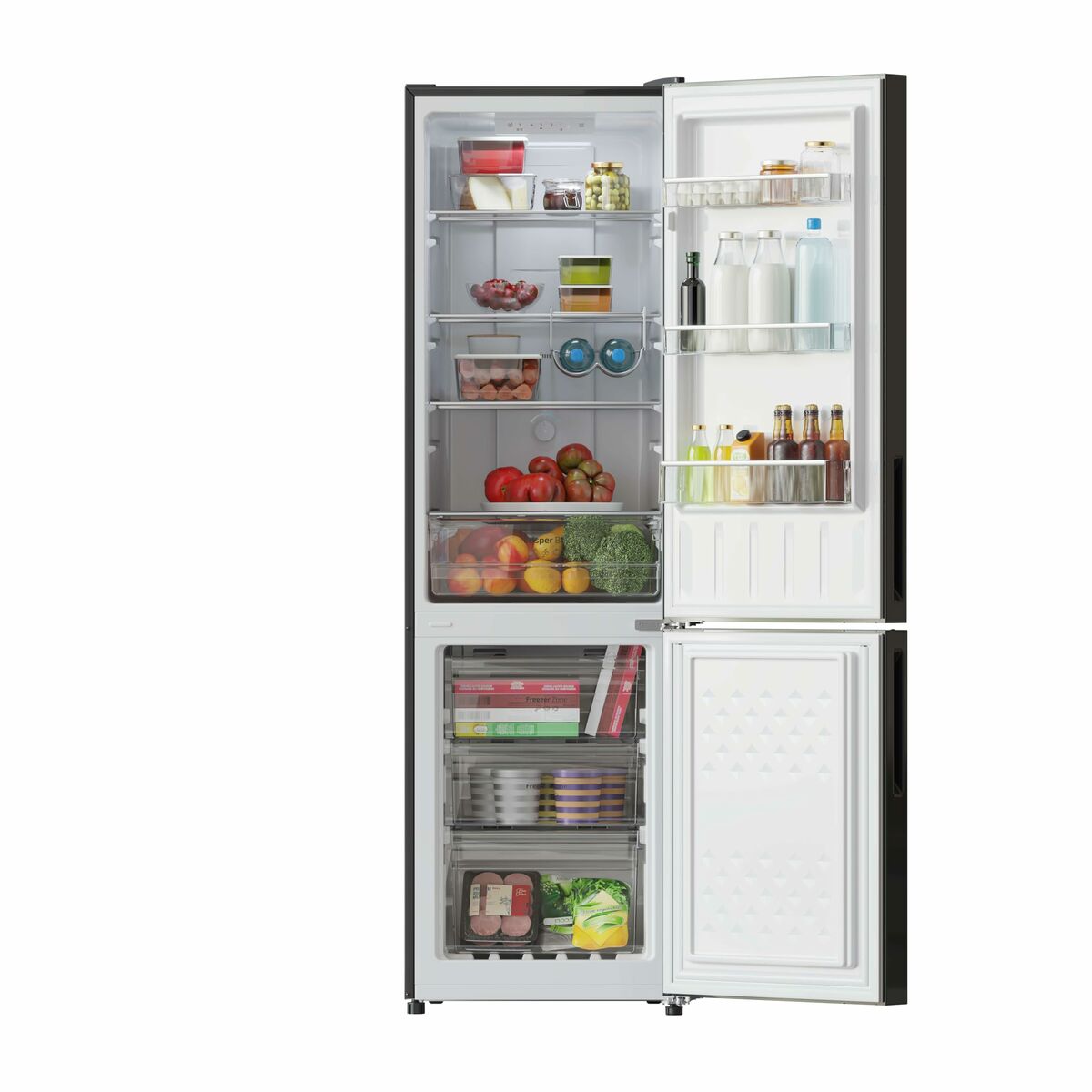 Kombinerat kylskåp Cecotec Bolero CoolMarket Combi 250 Svart finns hos Nordekko