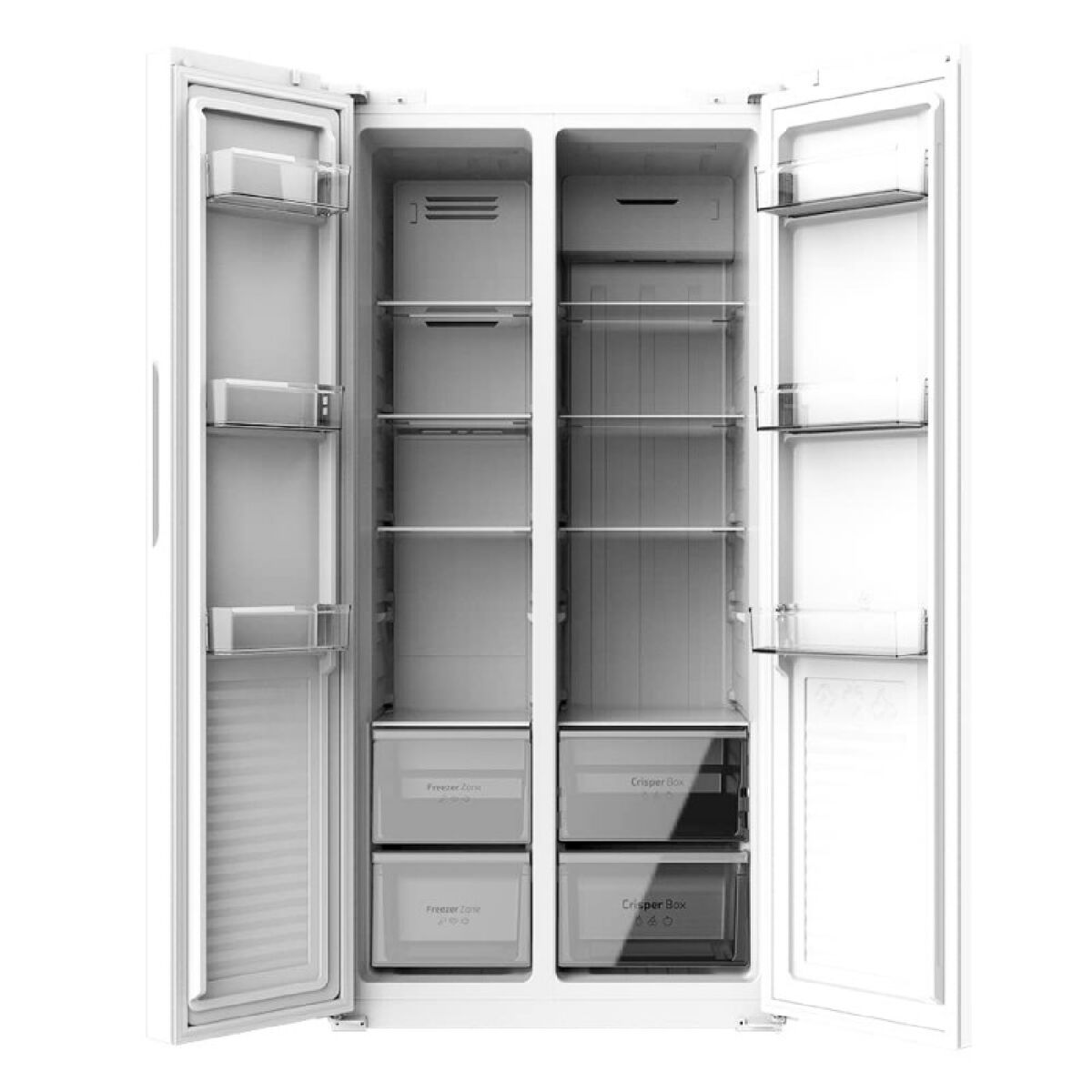 Kombinerat kylskåp Cecotec Bolero CoolMarket SBS 430 l Vit finns hos Nordekko