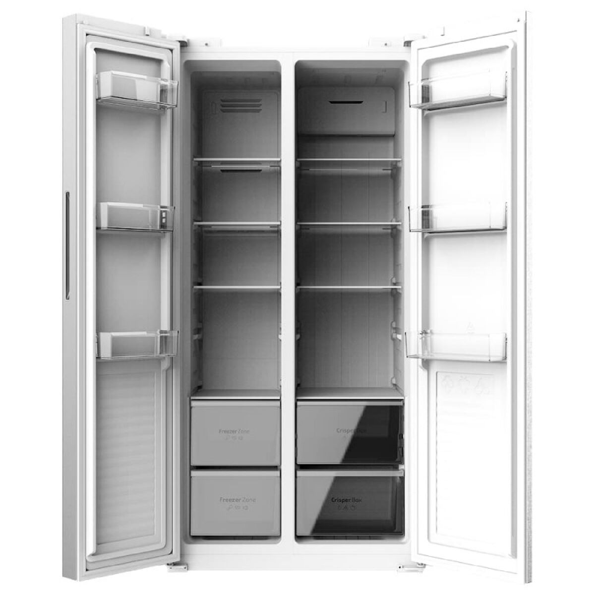Kombinerat kylskåp Cecotec Bolero CoolMarket SBS 430 l finns hos Nordekko