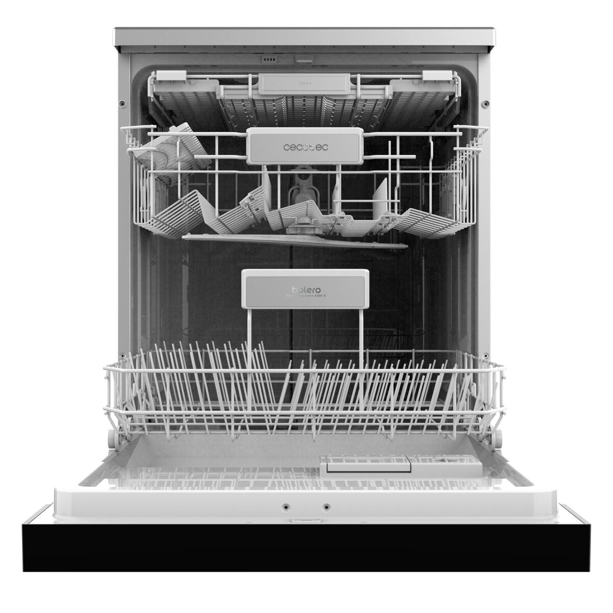 Cecotec Diskmaskin Bolero Aguazero 6200 Inox D, 14 kuvert, 6 program, stål finns hos Nordekko