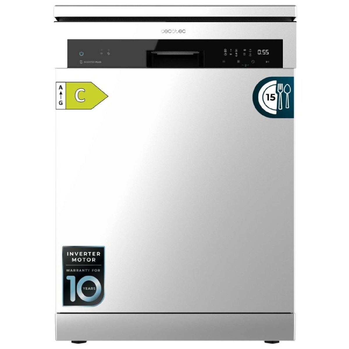 Diskmaskin Cecotec Bolero Aguazero 6500 Inox C 60 cm Stål finns hos Nordekko