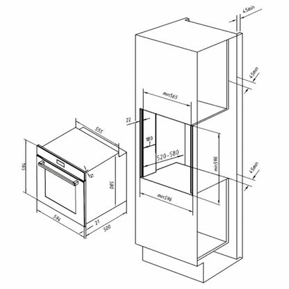Multifunktionsugn Cecotec Bolero Hexa M226000 2800 W 72 L finns hos Nordekko