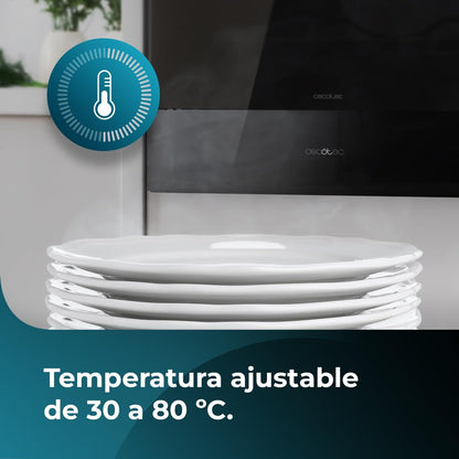 Tallriksvärmare Cecotec Hexa WD Glass finns hos Nordekko