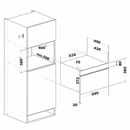 Inbyggnadsmikrovågsugn Cecotec MW703800 Vit 1450 W 34 L finns hos Nordekko