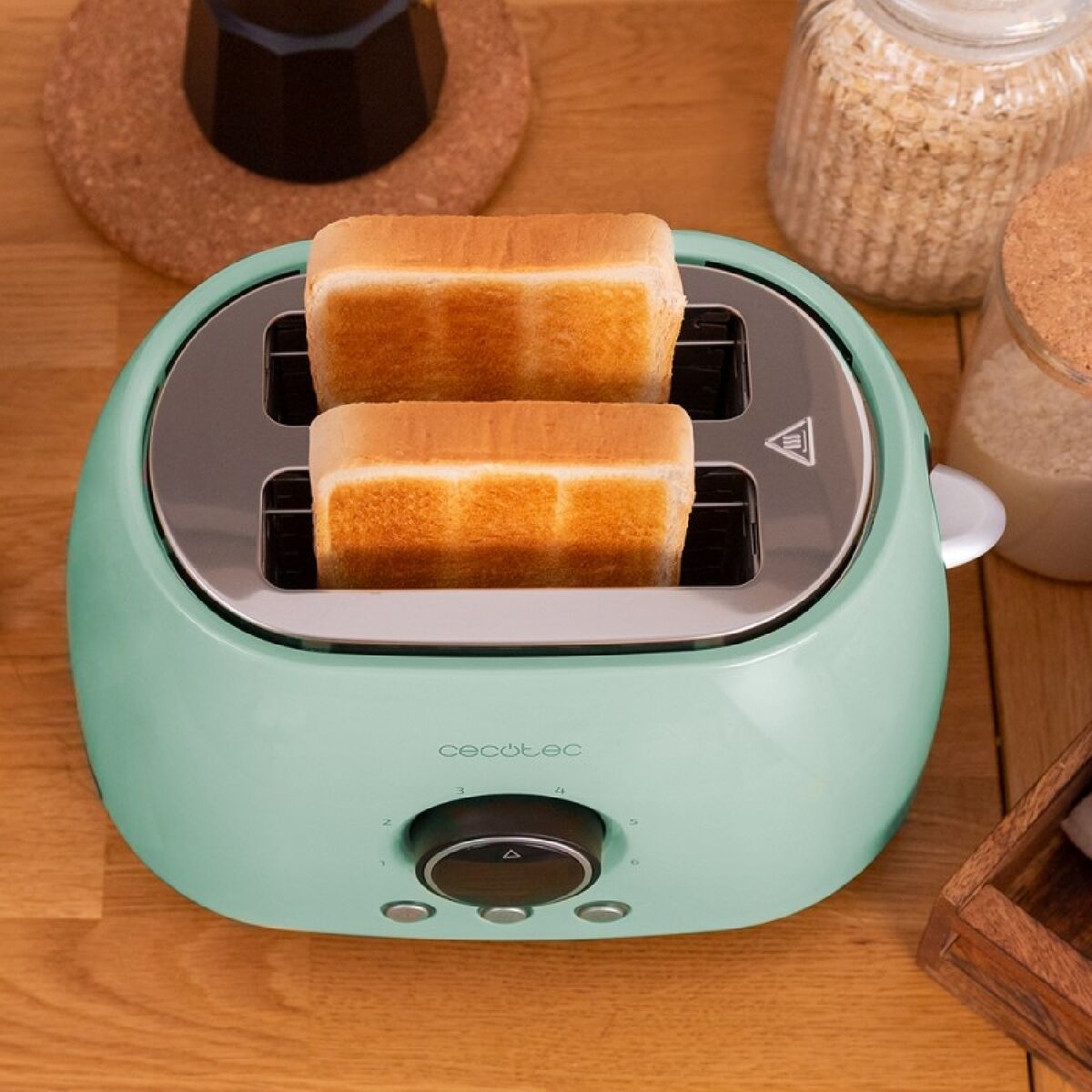 Brödrost Cecotec ClassicToast 8000 Blue Double 800 W Blå finns hos Nordekko