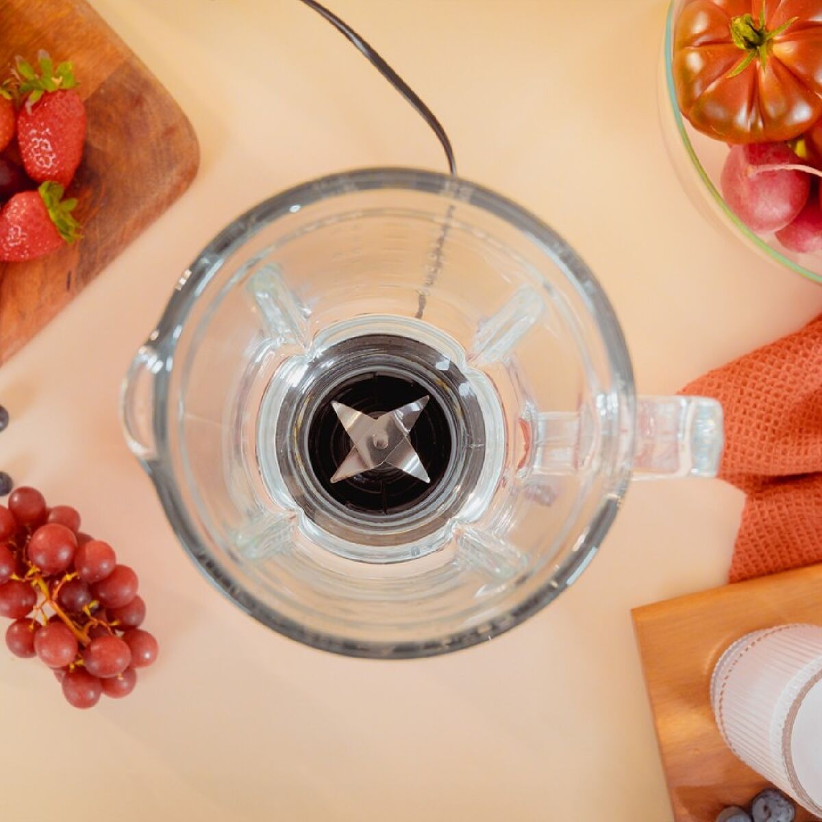 Glasmixer Cecotec RetroTwist Red Röd finns hos Nordekko