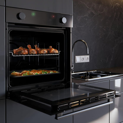 Ugn Cecotec Bolero Hexa C126400 Glass Black 2800 W 80 L finns hos Nordekko