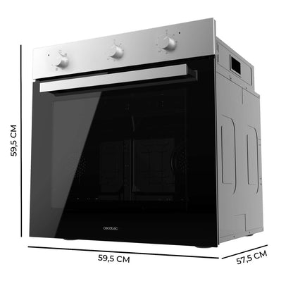 Ugn Cecotec Bolero Hexa M236000 Inox Time 2800 W 70 L finns hos Nordekko
