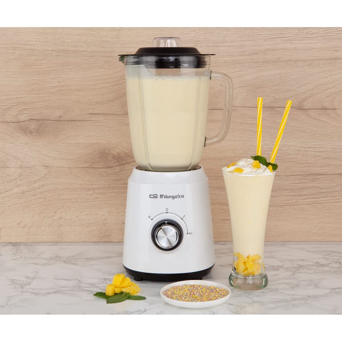 Glasmixer Orbegozo 17664 500 W finns hos Nordekko