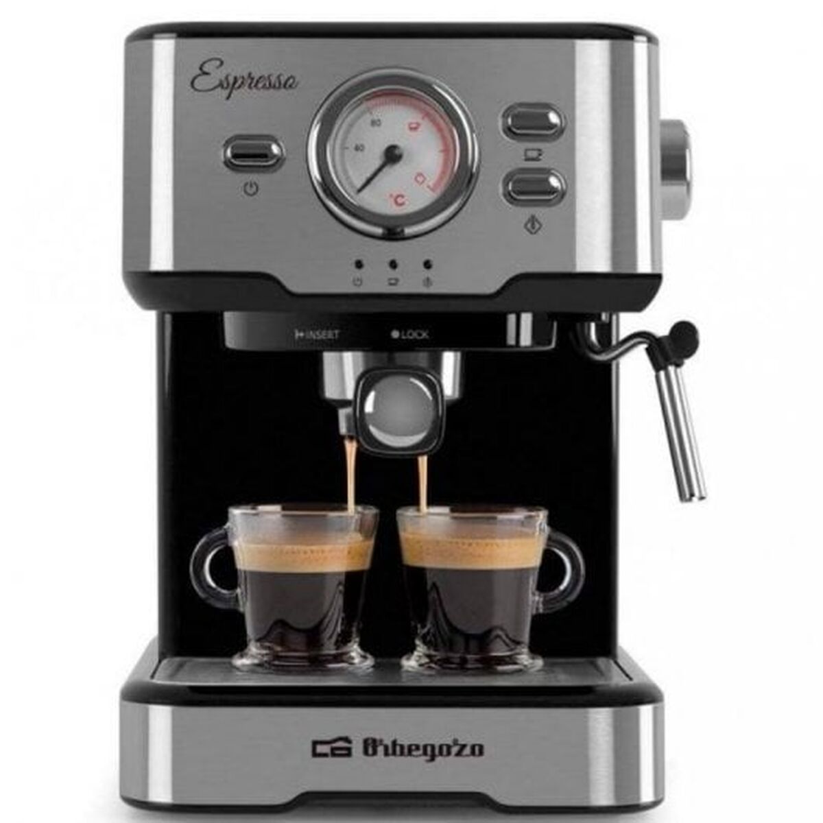 Superautomatisk kaffebryggare Orbegozo EX 5500 Multicolour 1,5 L finns hos Nordekko