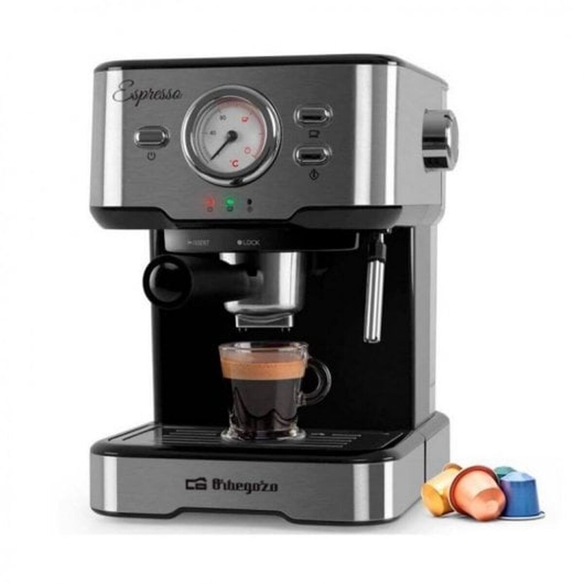 Superautomatisk kaffebryggare Orbegozo EX 5500 Multicolour 1,5 L finns hos Nordekko