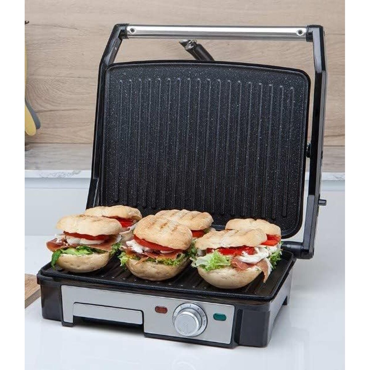 Grillplatta Orbegozo GR 4570 Svart 2200 W 29 x 23 cm finns hos Nordekko
