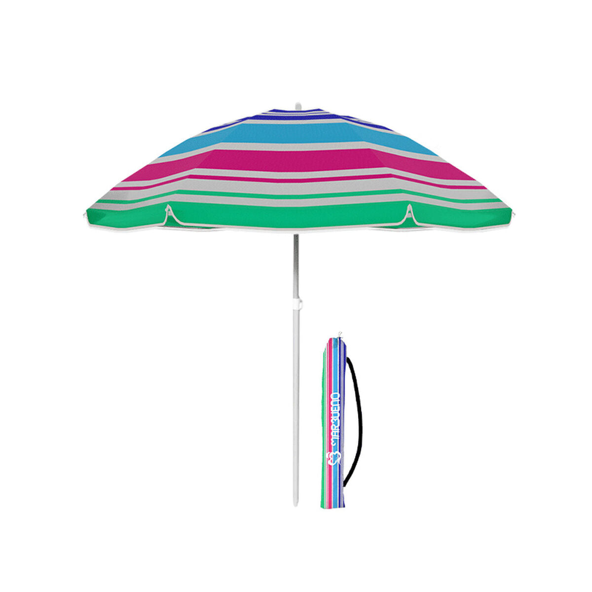 Parasoll Marbueno Multicolour Ø 180 cm finns hos Nordekko