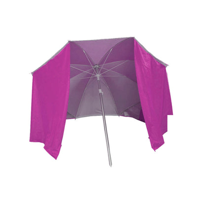 Parasoll Marbueno Multicolour Ø 180 cm paravientos finns hos Nordekko