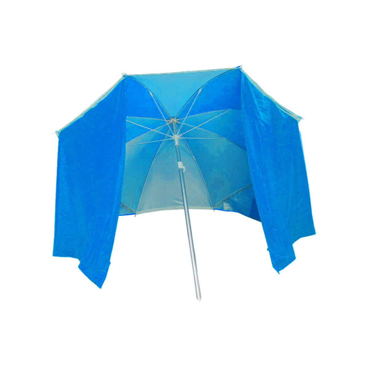 Parasoll Marbueno Multicolour Ø 180 cm paravientos finns hos Nordekko