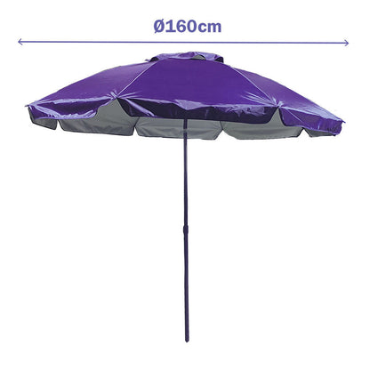 Parasoll Marbueno Purpur 200 cm finns hos Nordekko