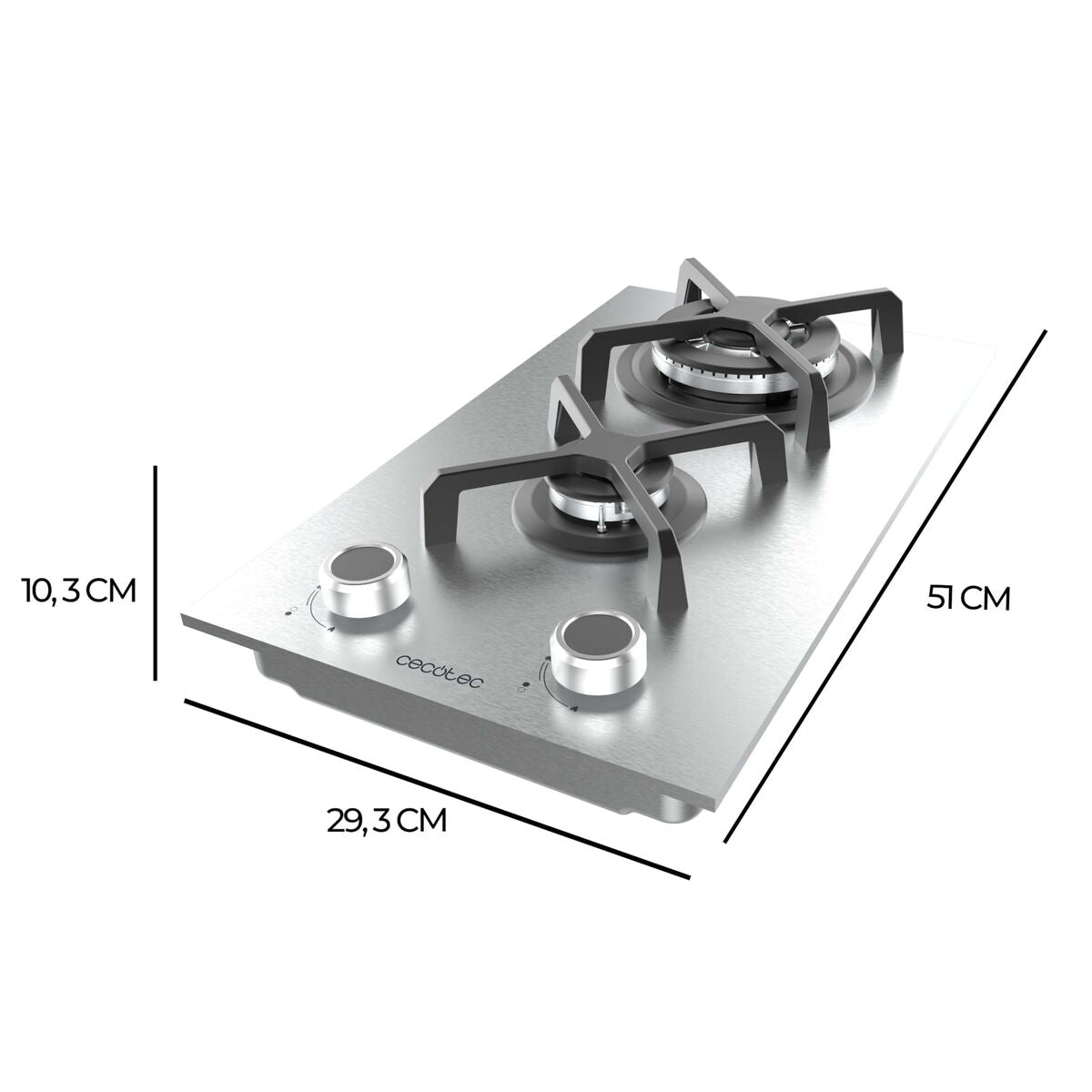 Gasplatta Cecotec Squad G 2400S 5200 W finns hos Nordekko