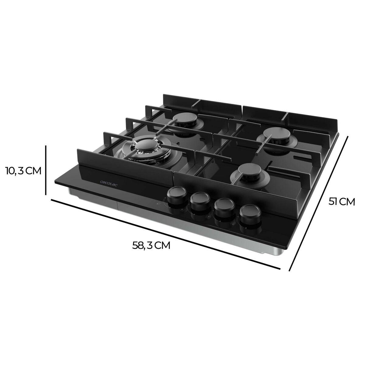 Gasplatta Cecotec Squad G 4400F 8000 W finns hos Nordekko