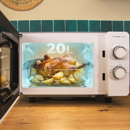 Mikrovågsugnen Cecotec Proclean 3020 Vit 700 W 1150 W 20 L finns hos Nordekko