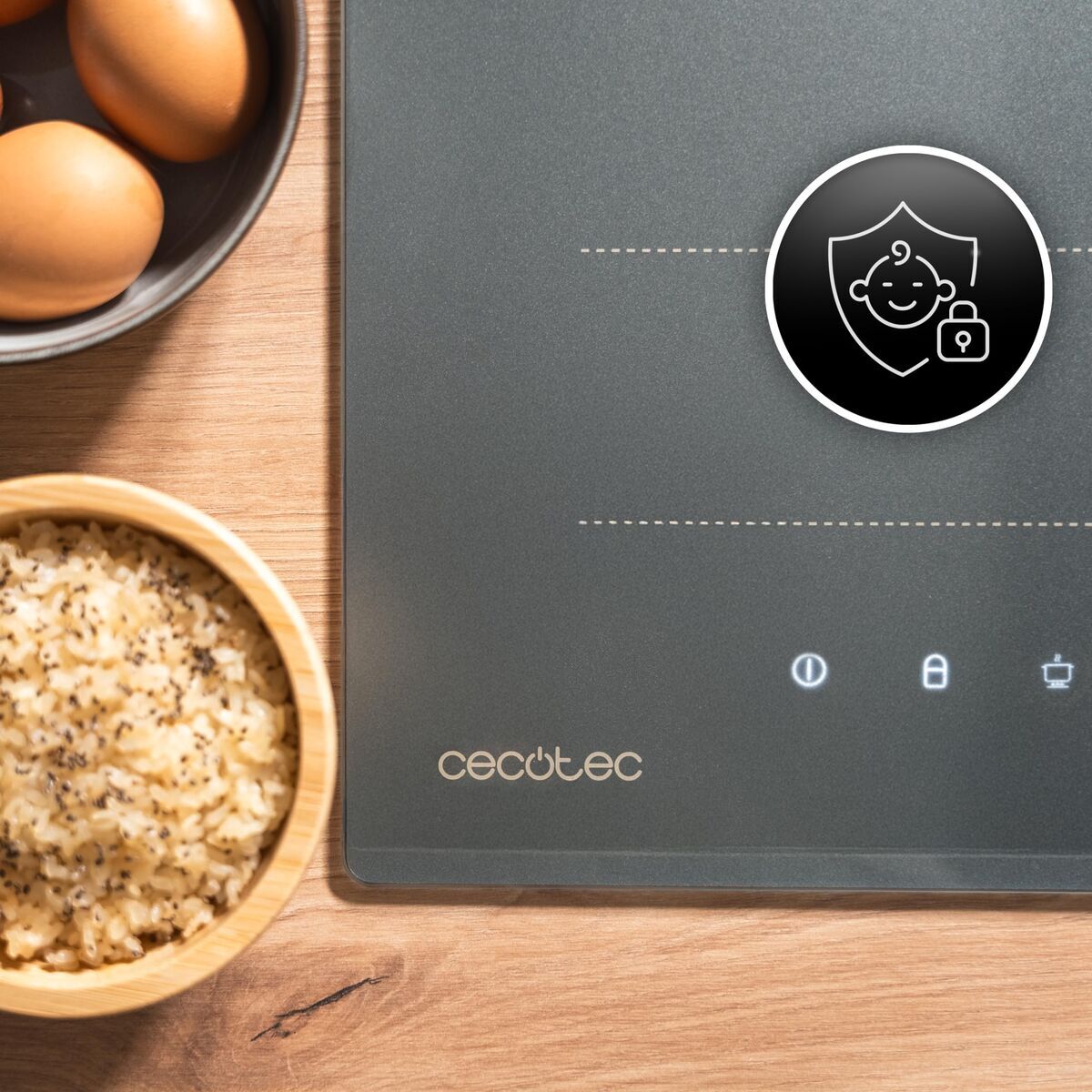 Induktionshäll Cecotec Squad I 3600 FullFlex 7400 W finns hos Nordekko