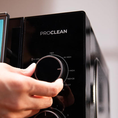 Mikrovågsugn med Grill Cecotec Proclean 4120 Svart 800 W 23 L finns hos Nordekko