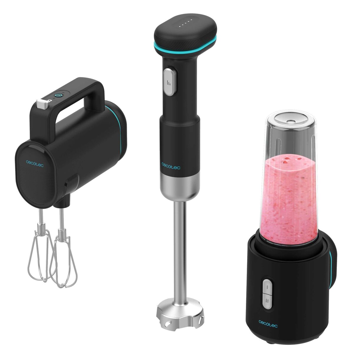Stavmixer Cecotec BlendGo Pack 1800 W Svart finns hos Nordekko