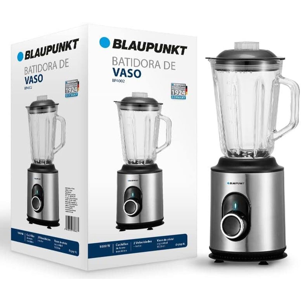 Glasmixer Blaupunkt BP4002 Svart 1000 W finns hos Nordekko