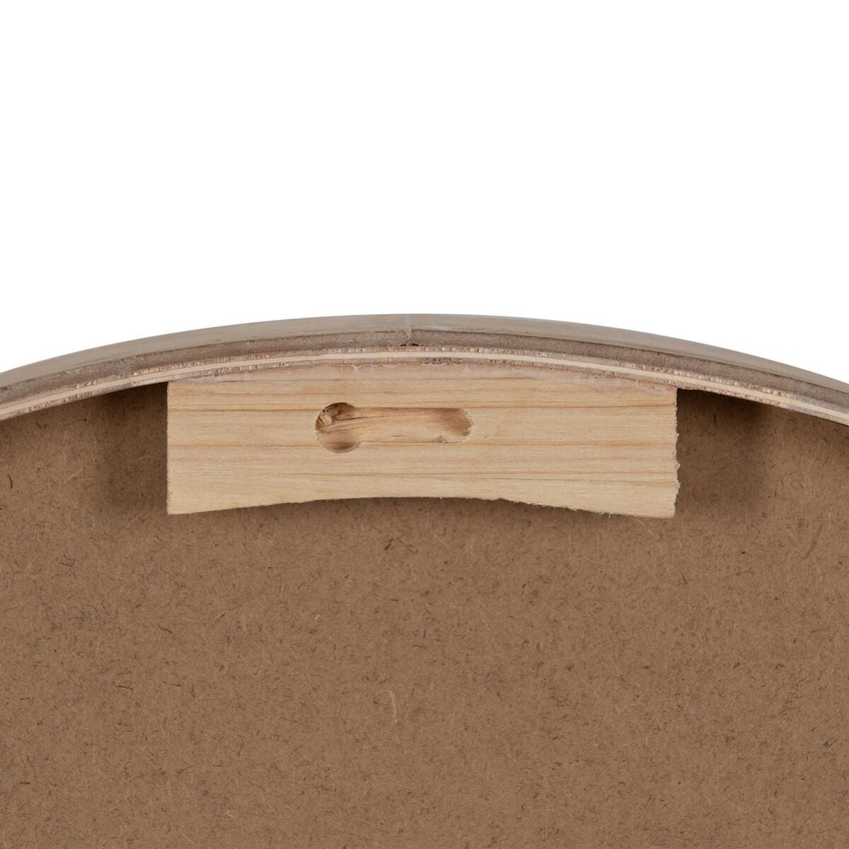 Väggklocka Vit Trä 60 x 60 x 6,5 cm finns hos Nordekko
