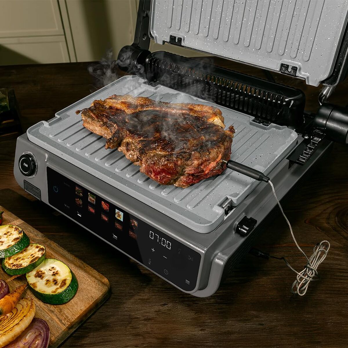 Elektriska Grillen Cecotec Rock'nGrill 2000 Smash PerfectCook 2000 W finns hos Nordekko