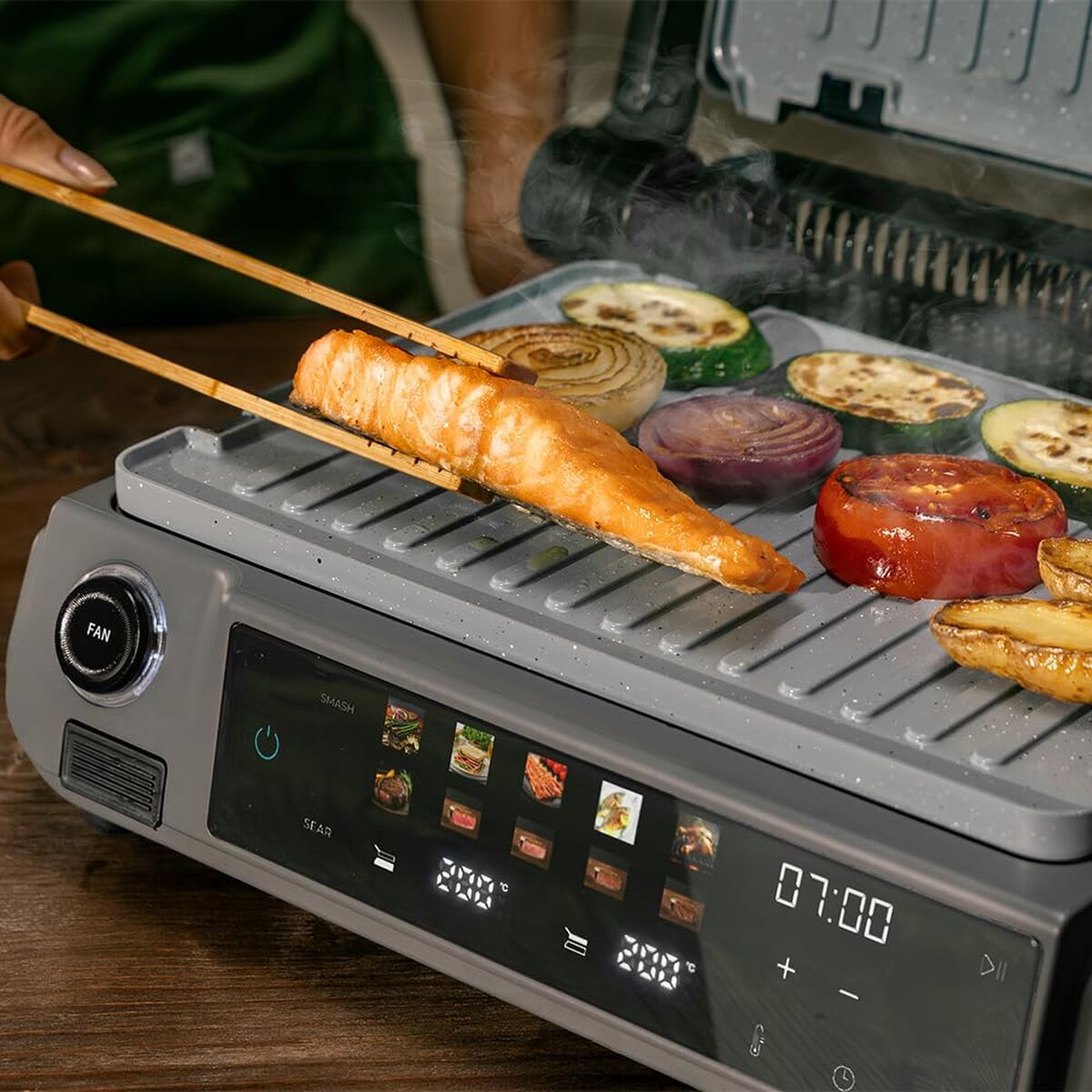 Elektriska Grillen Cecotec Rock'nGrill 2000 Smash PerfectCook 2000 W finns hos Nordekko