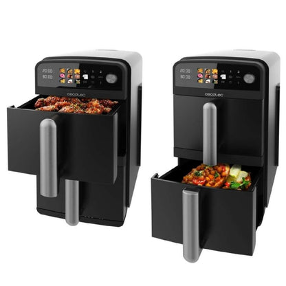 Luftfritös Cecotec Cecofry DuoLevel 10000 2400 W 10 L Svart finns hos Nordekko