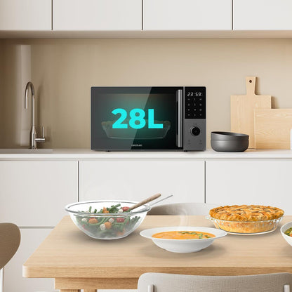 Mikrovågsugn med Grill Cecotec 2800 Svart 2200 W 28 L finns hos Nordekko