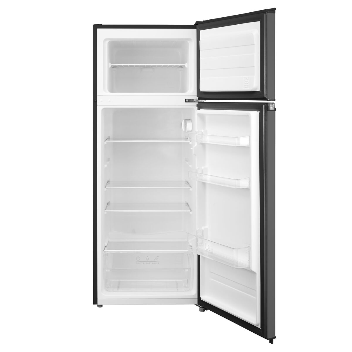 Cecotec Kombinerad Kylfrys 2D 204 Svart 204L Inverter E, 143cm, tyst, LED finns hos Nordekko