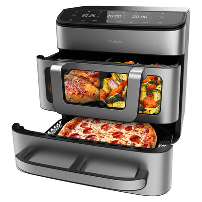 Luftfritös Cecotec Cecofry FoodCourt 18000 4Pizza 2700 W Stål 18 L finns hos Nordekko