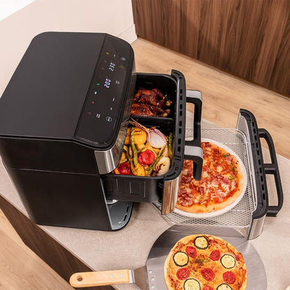 Luftfritös Cecotec Cecofry FoodCourt 18000 4Pizza 2700 W Stål 18 L finns hos Nordekko