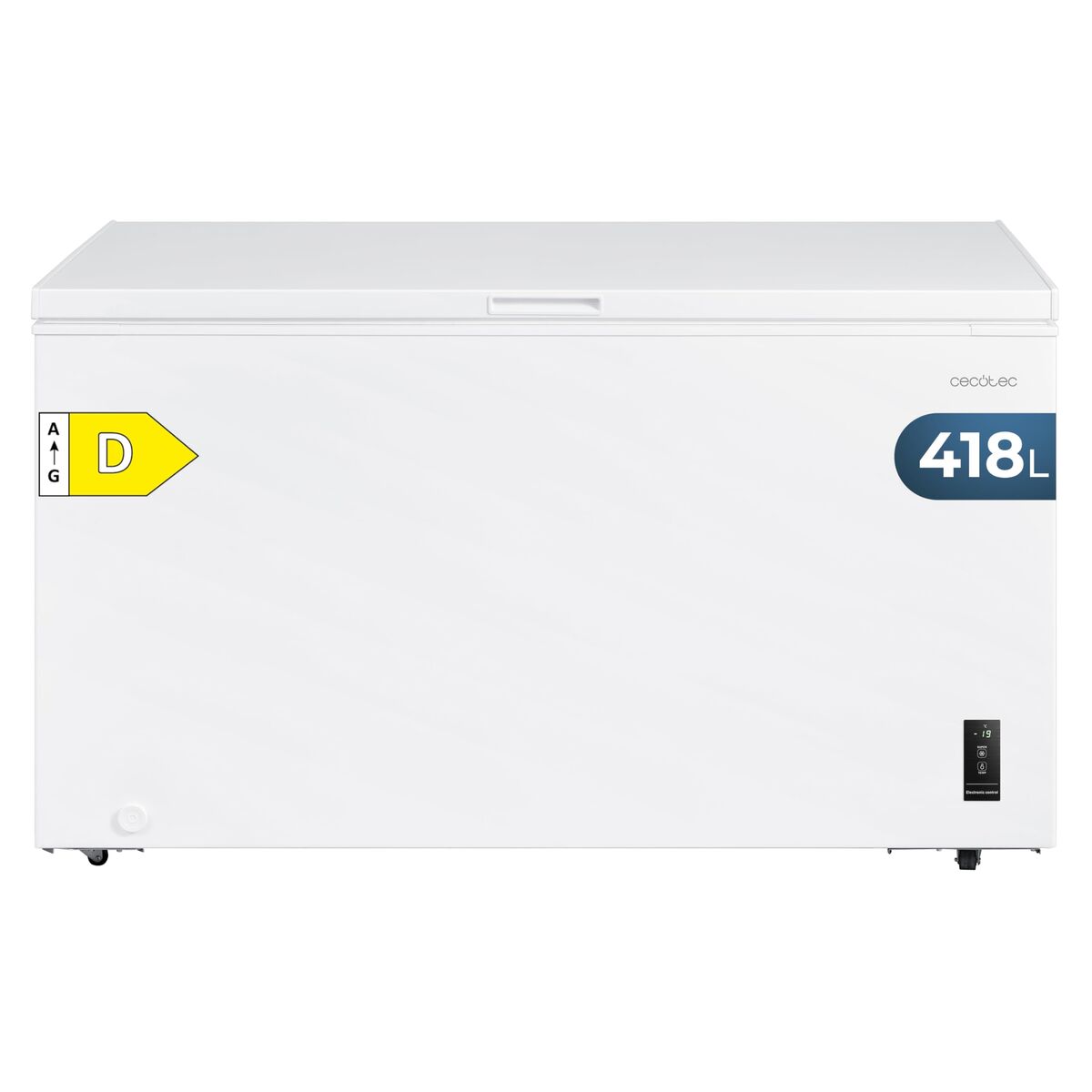 Frysbox - Cecotec Bolero CoolMarket Chest 418P 418L vit klass E 38dB finns hos Nordekko