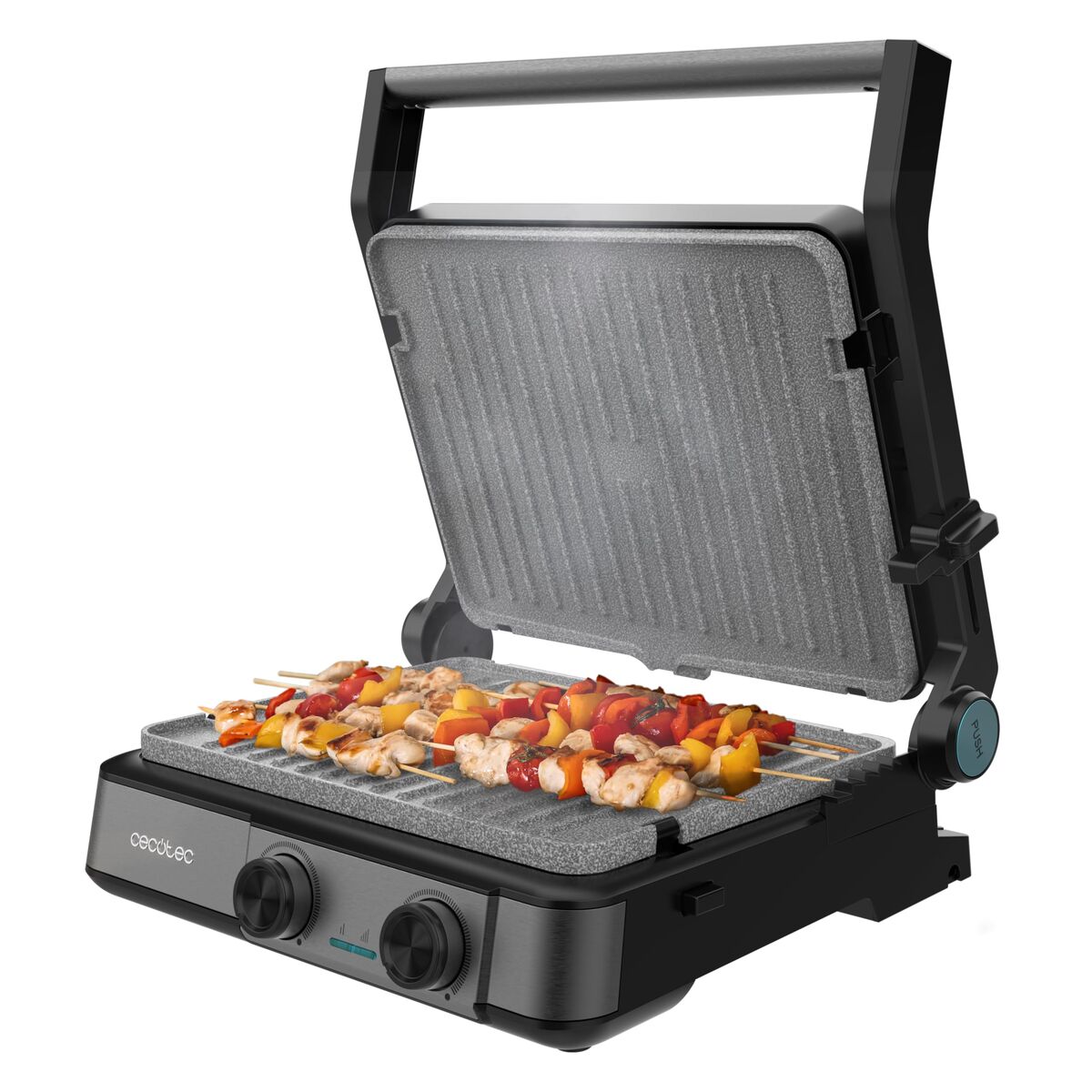 Elektriska Grillen Cecotec Rock’nGrill 2200 Dual 2200 W finns hos Nordekko